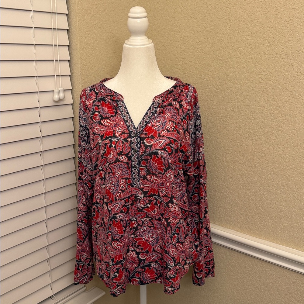 XiRENA Marin Floral Blouse Women's Small